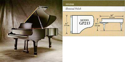 Boston grand piano