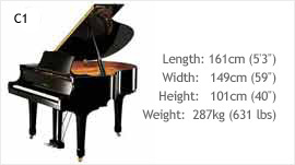 Yamaha c1 grand piano