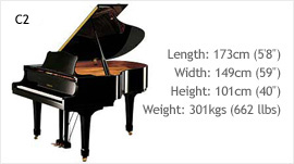 Yamaha c2 grand piano