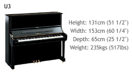 Yamaha u3 upright piano dealer